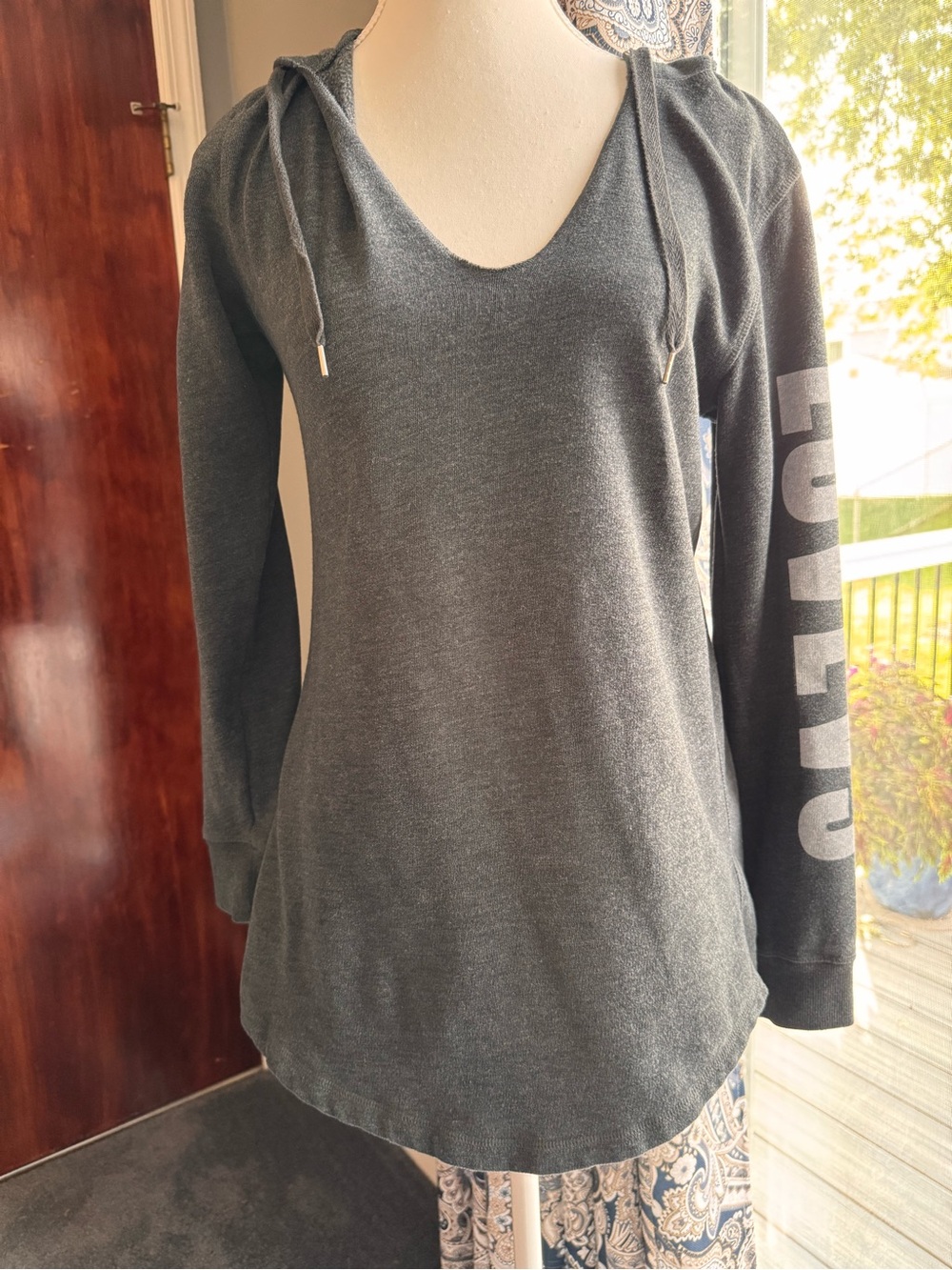 VICTORIA’S SECRET Hoodie with  'LOVE' Print Sleeve